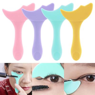 Plantillas de Delineador de Ojos de Silicona Almohadilla de Sombra de Ojos Maquillaje para Mujer Aplicador de Sombra de Ojos Protector de Máscara Herramientas Fáciles para Maquillaje de Ojos