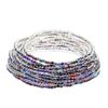 European & American Style Colorful Zircon Diamond Elastic Tennis Bracelet