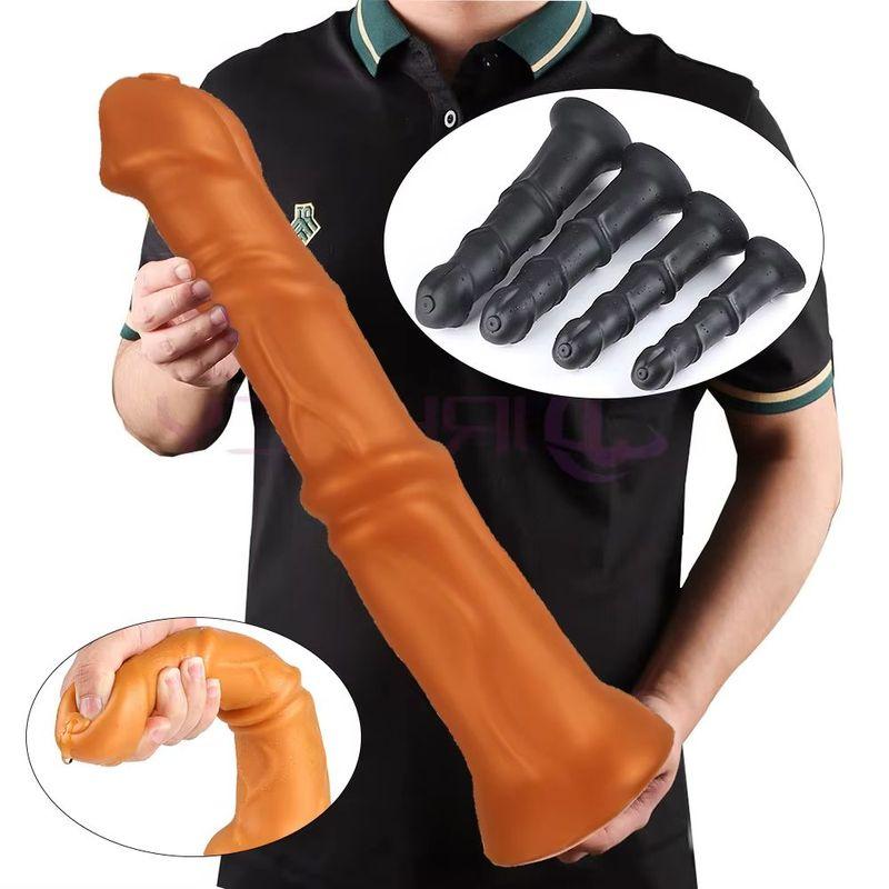 Huge Long Anal Dildos Sex Toy 18+ Women Silicone Anal Plug Horse Style Penis Big S-XXL Butt Plug Prostate Massage Anal Dilation