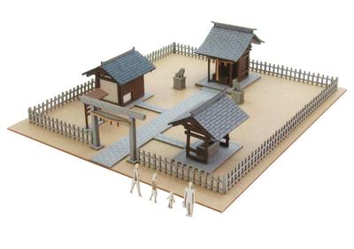 Sankei Miniature Art Petit Shrine Paper Craft 1/220 MP01-148