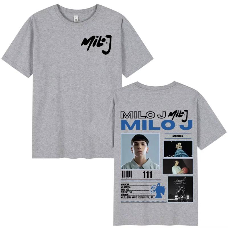 

Rapper Milo J 111 166 Album T Shirt Unisexs Women Fashion Hip Hop Tshirt Cotton Casual Oversized Short Sleeve Tshirts Streetwear 4XL
