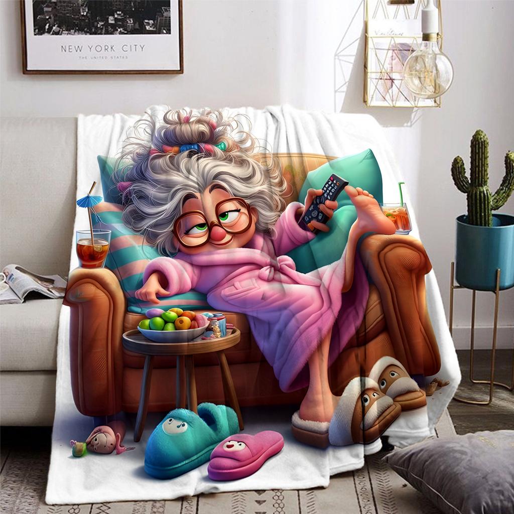 Gemütliche & Vielseitige Flanell-Kuscheldecke - Weich, Warm und Leicht für Sofa, Bett, Büro, Camping und Reisen - Perfektes Ganzjahresgeschenk,
