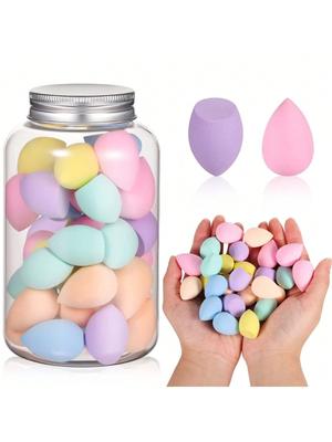 Mini-Make-up-Schwamm-Blender, 40 Stück, Beauty-Blender-Schwamm für Grundierung, Puder, Concealer und Lidschatten, unter den Augen, Highlighter