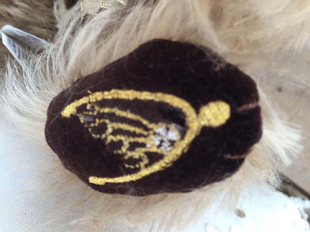 [USED] Millennium Silver Eyes Cheeky Merrythought Teddy Bear