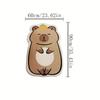 Kawaii Capybara Plüsch Flauschig Rutschfest Warm Teppich Weiche Dekoration Bodenmatte Für Schlafzimmer Eingangsbereich Nachttisch