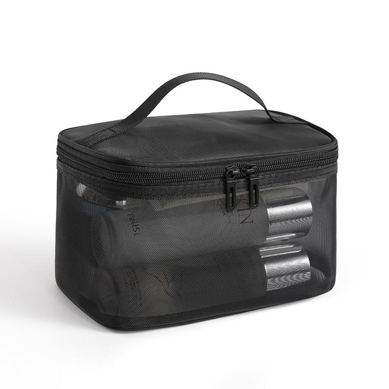 Large Capacity Large Capacity Nylon Cosmetic Bag Organizer, Pouch for Home and Travel Use,Non-Waterproof, Unscented  bags