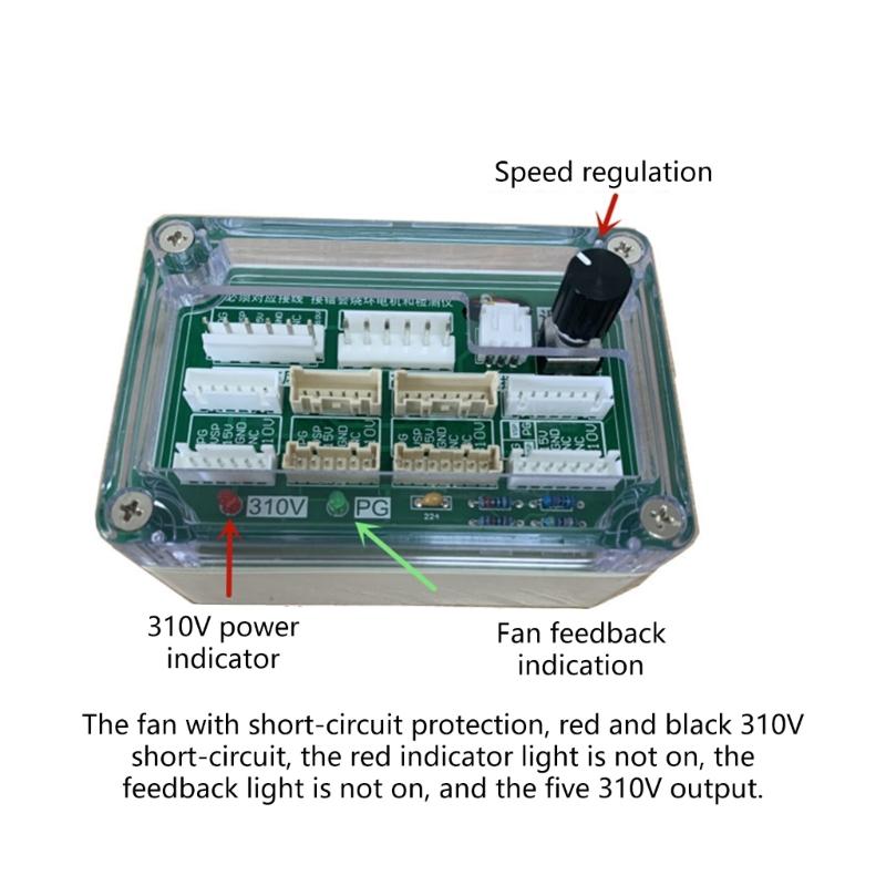 HVAC Fan Motor Analyzers Tool With Short Circuit Protections And Adjustable Speed Control For 3 Wire 5 Wire Systems