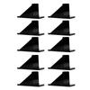 10 Pack Metal Roofs Snow Guards with Sealing Washers Screws Roof Snow Stops for RV Trailer
