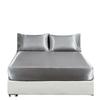Silk Satin Cool Touch Fitted Sheet & Pillowcase Set