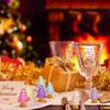 50Pcs Luminous Christmas Tree Ornament Plants Micro Landscape Figure Glowing Miniature Statue Potted Mini Garden Accessories