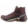 Cross Hike 2 Round Toe Comfortable Shock Absorbing Non-Slip Mid-Top Outdoor Functional Shoes Women Shoes Brown 470608