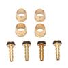 Disc Brake Cable Hose Set Rustproof High Hardness Brake Hose Olive Plastic Copper Portable for 5.4mm Hydraulic Brake Hose