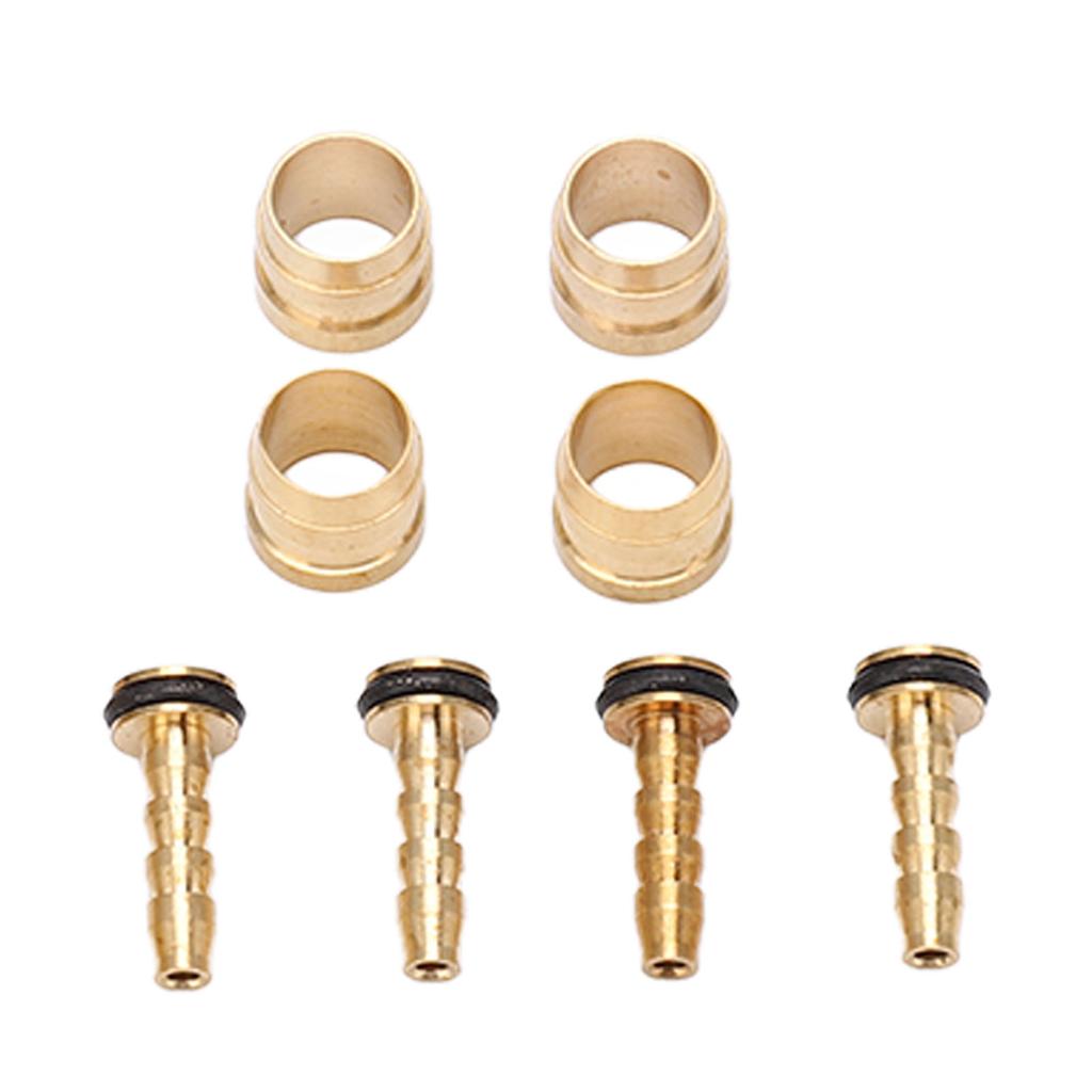 Disc Brake Cable Hose Set Rustproof High Hardness Brake Hose Olive Plastic Copper Portable for 5.4mm Hydraulic Brake Hose