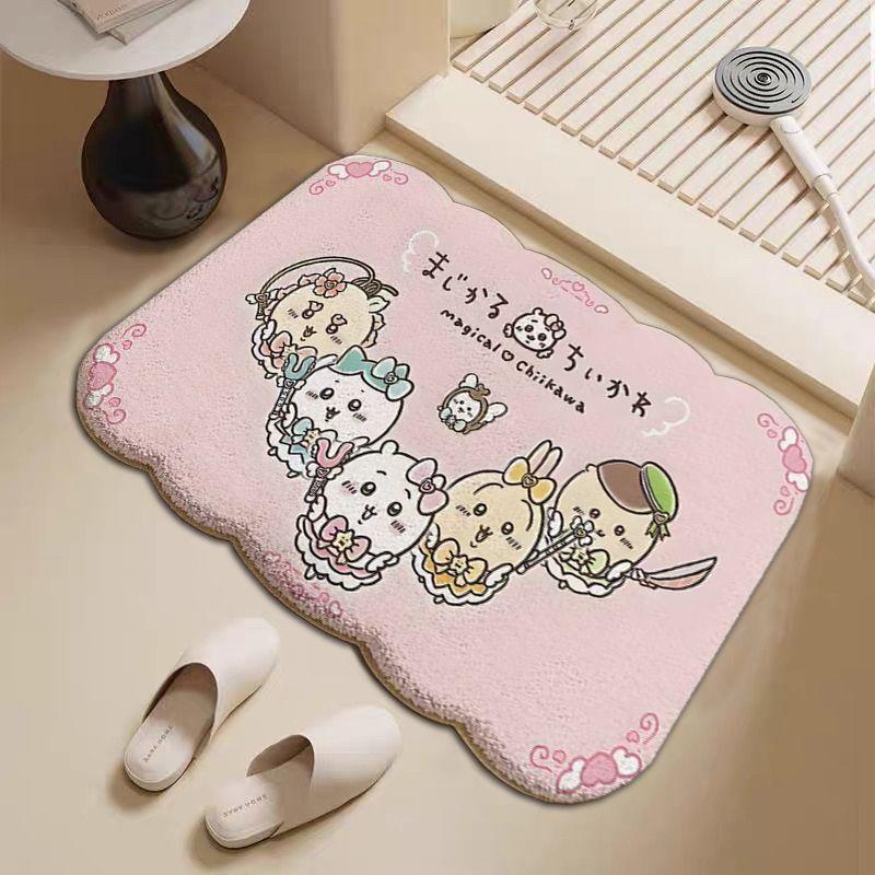 

Гика Вау Коврик для туалета из искусственного кашемира, Коврик для пола в ванной, Ковер для спальни, прикроватный, для гостиной, Утолщенный коврик для пола, Впитывающий коврик 40x60cm15.7x23.6in