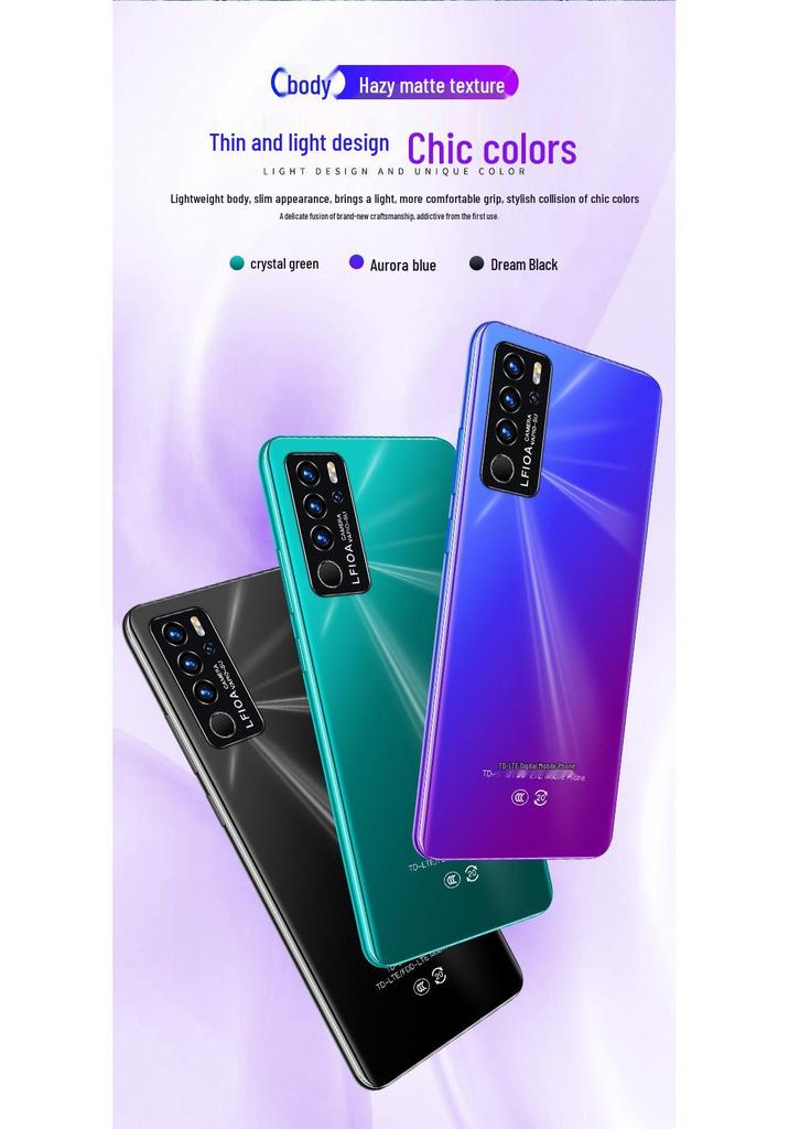 Genuine P40 5G Android Smartphone, 6.8" for Students & Seniors