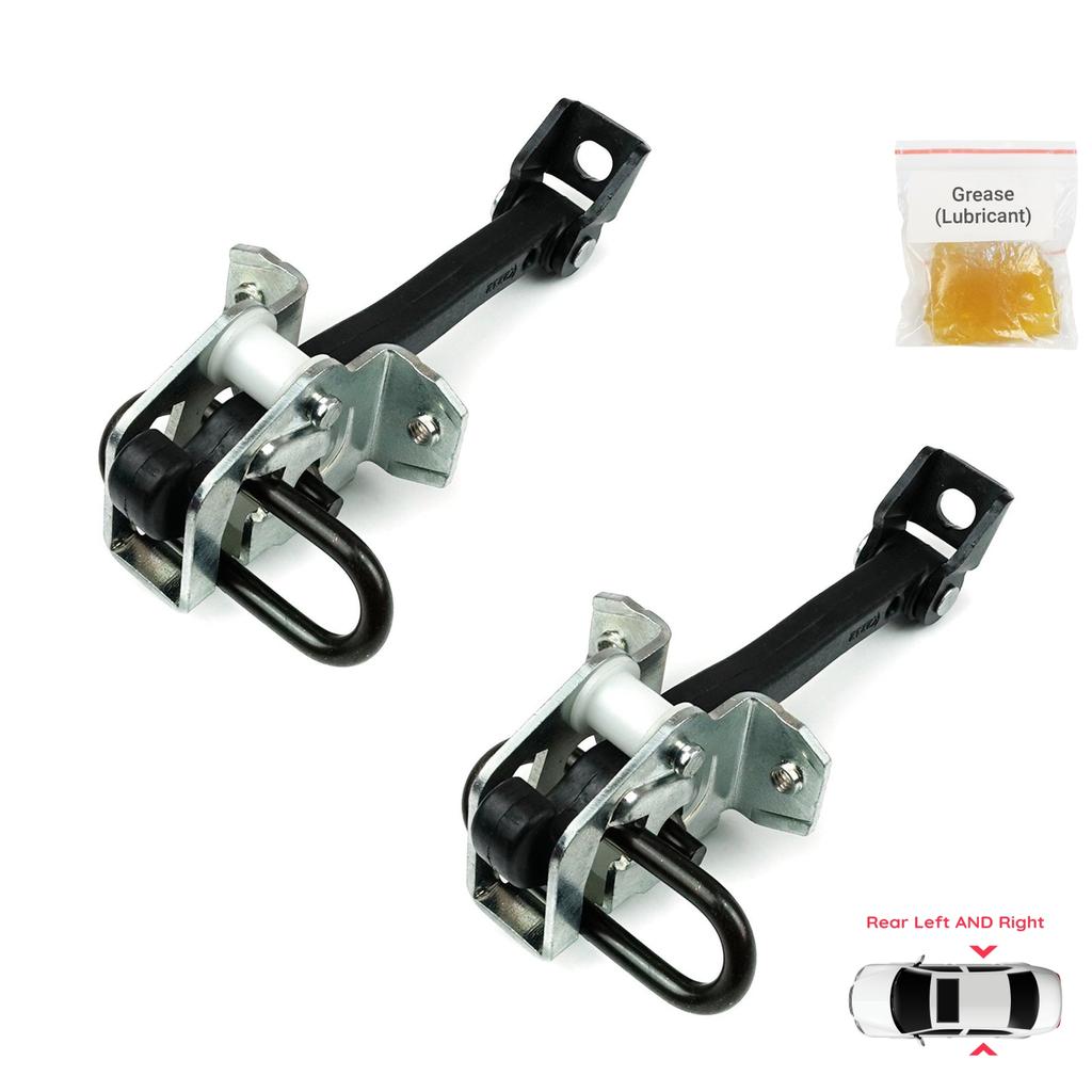 EDP1082-1 2 Pieces Rear Door Hinge Brake Stop Check Strap Limiter for BMW 3 E46 1997-2006 Saloon Estate 51228160963