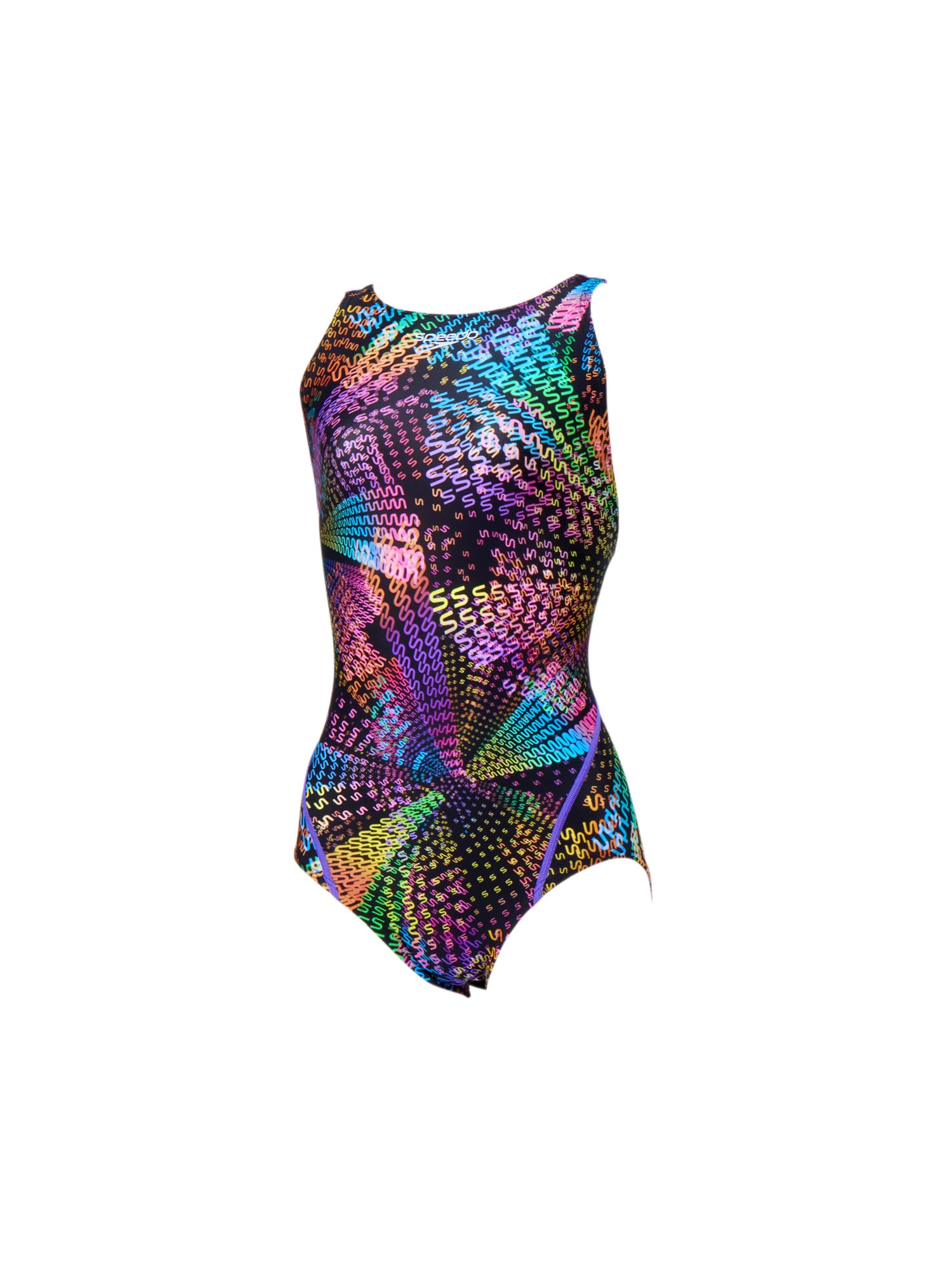 

Speedo Flex Sigma New Comfort Cut Competitive Swimsuit Suit, Multi, Medium,