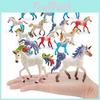 Mythical Animal Unicorn Figural Pvc Figurine Kids Playroom Decor For Imaginative Play