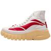 Li Ning Wave BOOT Non Slip Lightweight High Top Chunky Sneakers Men's White Red AGCP317-1