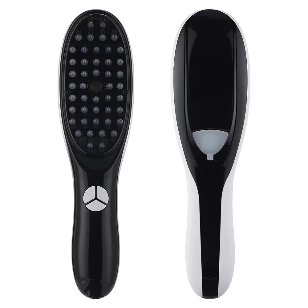 Anti Hair Loss Electric Hair Comb Red Light Blue Light Spray Massage Comb Scalp Massager Women