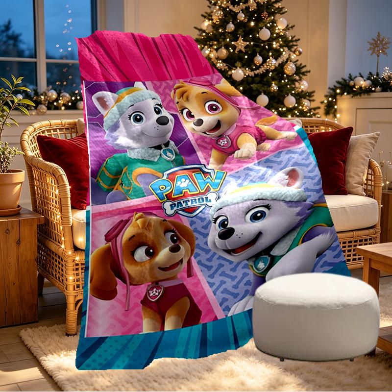 PAW Patrol Print Blanket - Soft & Comfortable, for Bedroom, Travel, Sofa, Home Decoration - Birthday Christmas Gift for Friend