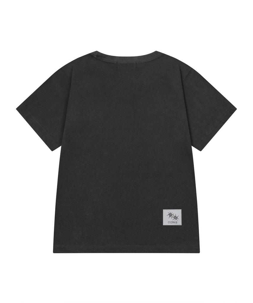 Koiliseu Laura Small Logo Pigment Short Sleeve T-Shirt Unisex (3 Colors)