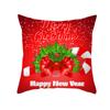 Red Christmas Pillow Covers Christmas Decorations Pillowcase Winter Decorative Pillow Case For Indoor Sofa Xmas Couch