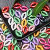 Perforated Acrylic Beads DIY Accessories Lip Print Lip 15.4 * 25.3mm Bracelet Colorful 20 pcs/pack Accessories Vertical Hole