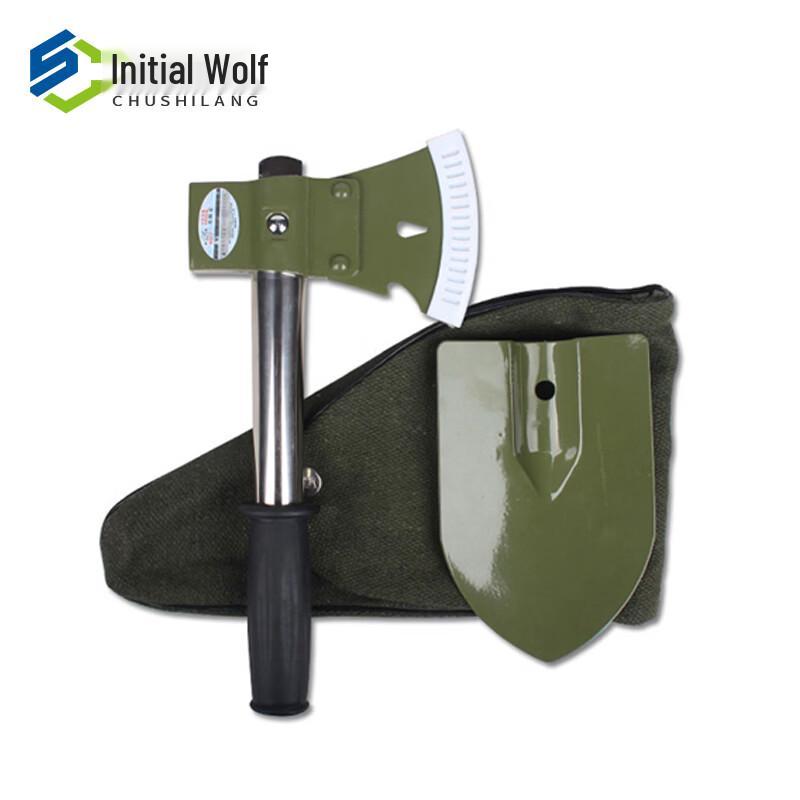 Initial Wolf M002 3-in-1 Stainless Steel Outdoor Shovel Set
