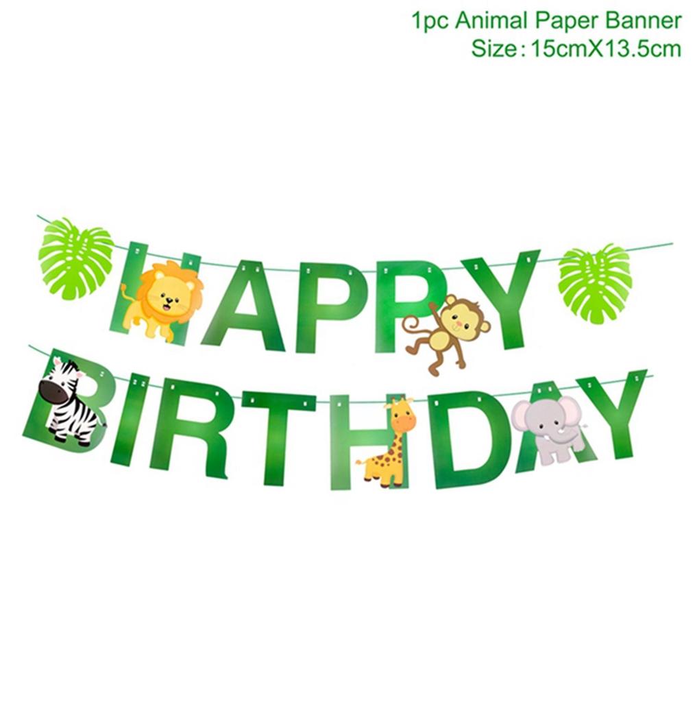 Jungle Animal Party Decor Paper Glasses Jungle Birthday Party Decor Kids Baby Shower Wild One 1st Birthday Safari Party Supplies