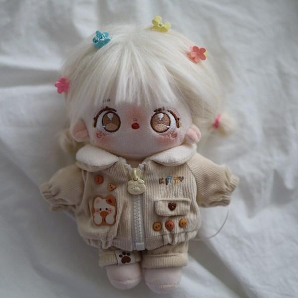 

Geomong 20 см кукольная одежда макарон вельветовый джемпер костюм на молнии хлопок идол кукольная одежда, бежевый, популярные игрушки для корейских детей