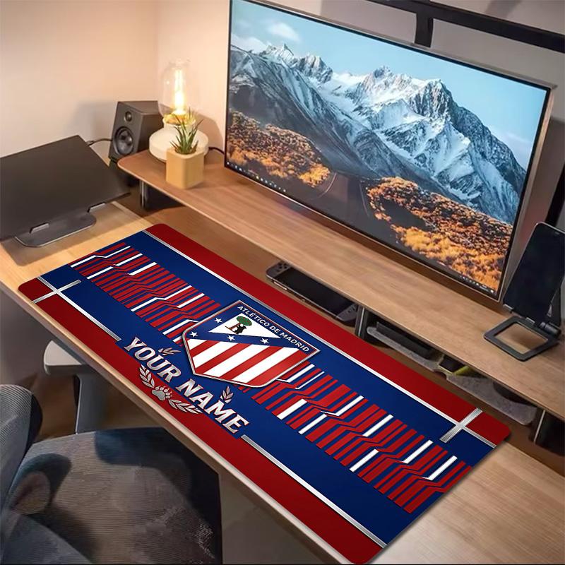 Club Atletico De Madrid Print  Cushion Non-slip Laptop Tablet Big Mousepad XXL Mat Mini PC Playmat With Lock Edge