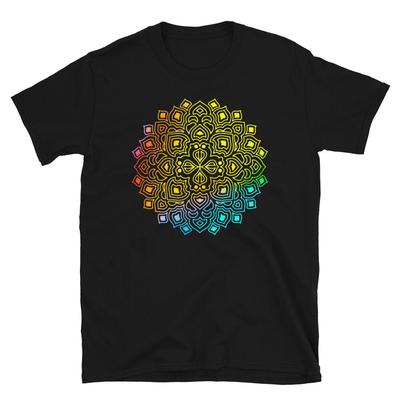 Mandala Peaceful Rainbow T-Shirt