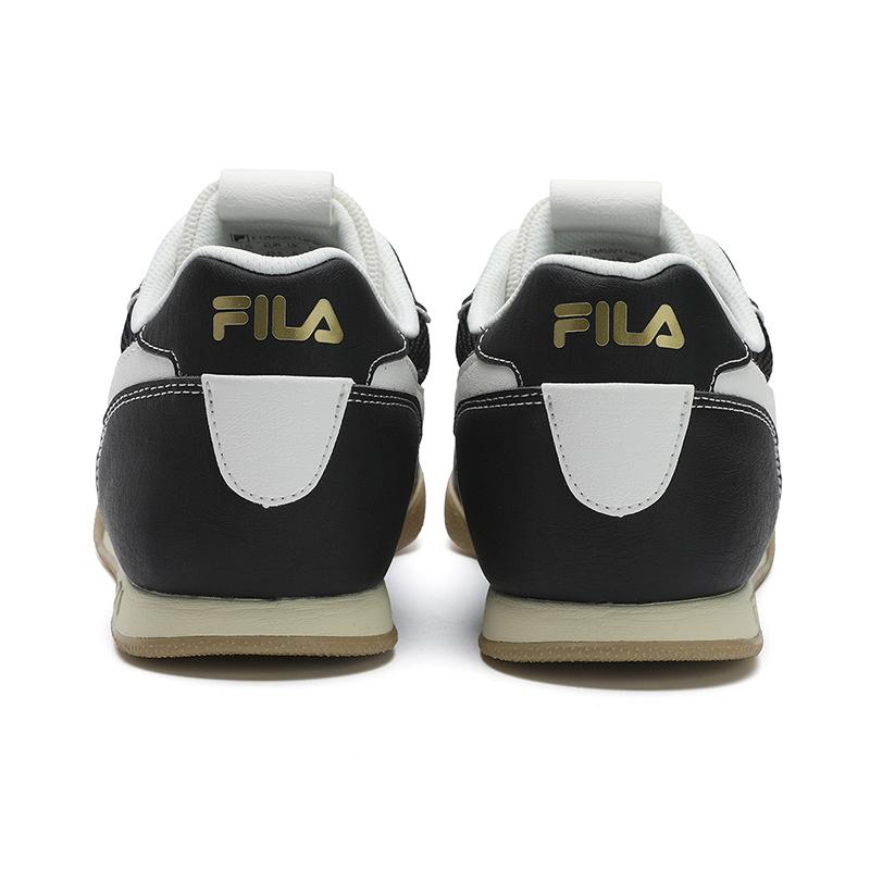New FILA Trail Curved Edge Shoes Low Top Casual Shoes Men's Black White F12M522114FBG