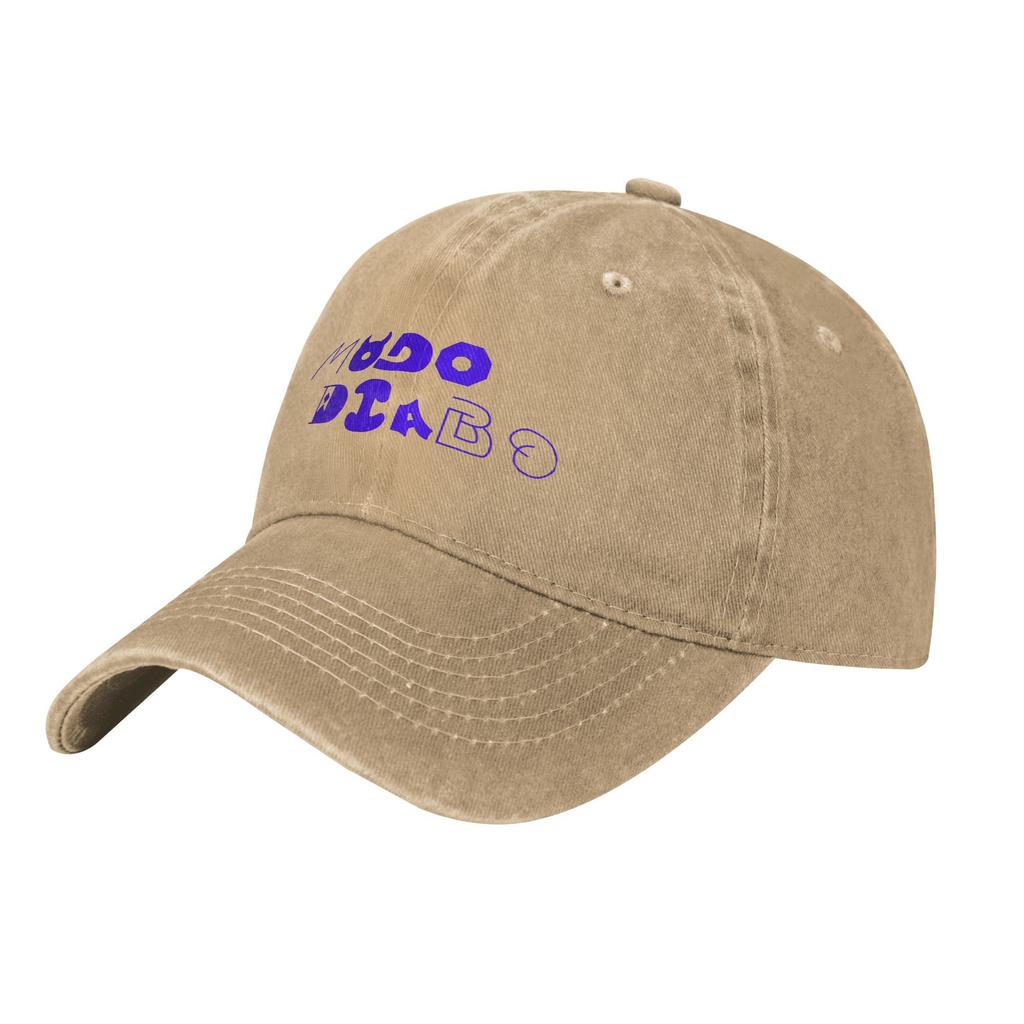 Duki Devil Mode Men Women Baseball Cap  Distressed Washed Hats Cap Outdoor Summer Adjustable Fit Sun Cap