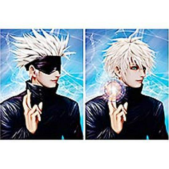 Jujutsu Kaisen Plakat Anime 3D Gradientowy Stereoskopowy [Zawiera Wersję One Piece]
