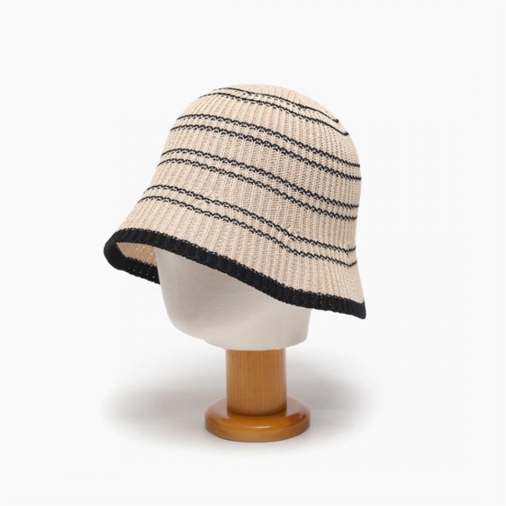 New Arrivals Open Run Women Summer Vacation Hat Stripe Color Block