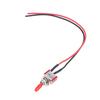 2/5Pcs Mini 2 Pin Led Lights For Car Accessories Switch On/Off Spst 3A 250V 6A 125V With Pre-Soldered Toggle Truck Wires Off