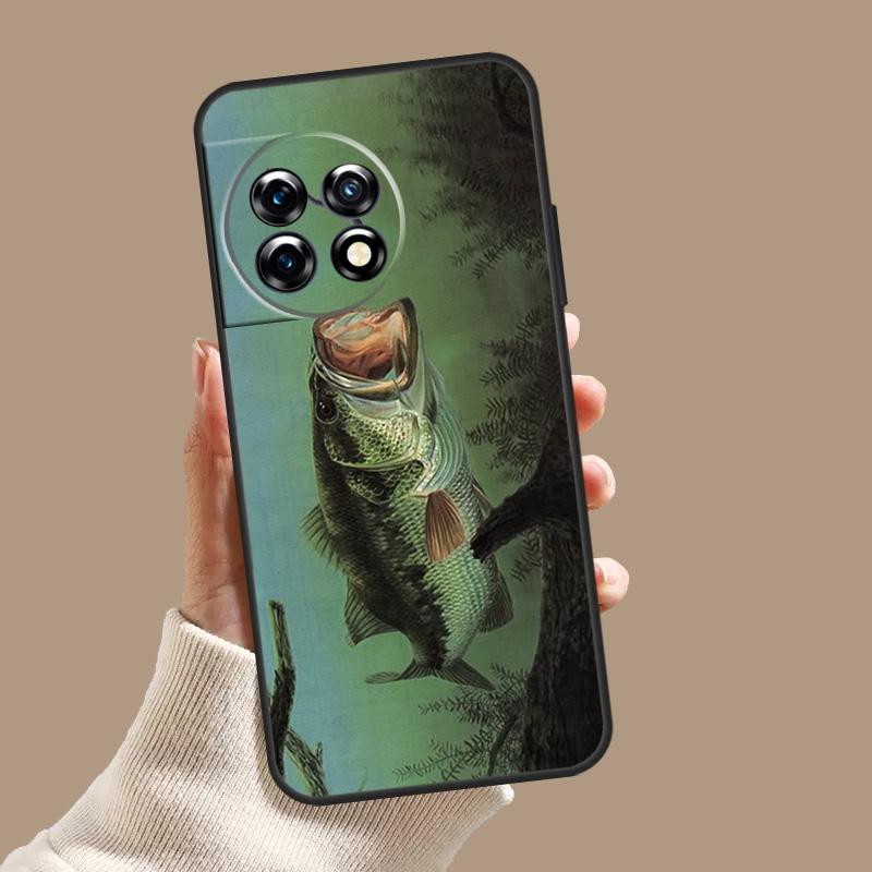 Carp Fishing Case For OnePlus Nord 5 CE 4 3 Lite N20 N30 OnePlus 15 13 12 11 8 9 10 Pro 12R 13T 13R Cover