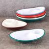 Melamine Divided Plate with Vinegar Dish for Dumplings, Shrimp, Cold Dishes, Snacks.