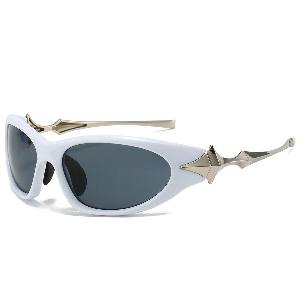 JYL TS Sunglasses Metal Unisex Large Frame/89216 B-329 английский красный