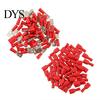 Wiring Quick Connector 50Pairs Insulated Spade Electrical Crimp Cable Terminals Set Wire Terminal Kit