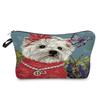 Women Dog Print Cosmetic Bag Toiletries Organize Travel Storage Case 6774