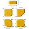5 Pack Caulking Scraper Set for Bathroom Kitchen Floor Window Sink Joint Sealant Grout Finishing Tool