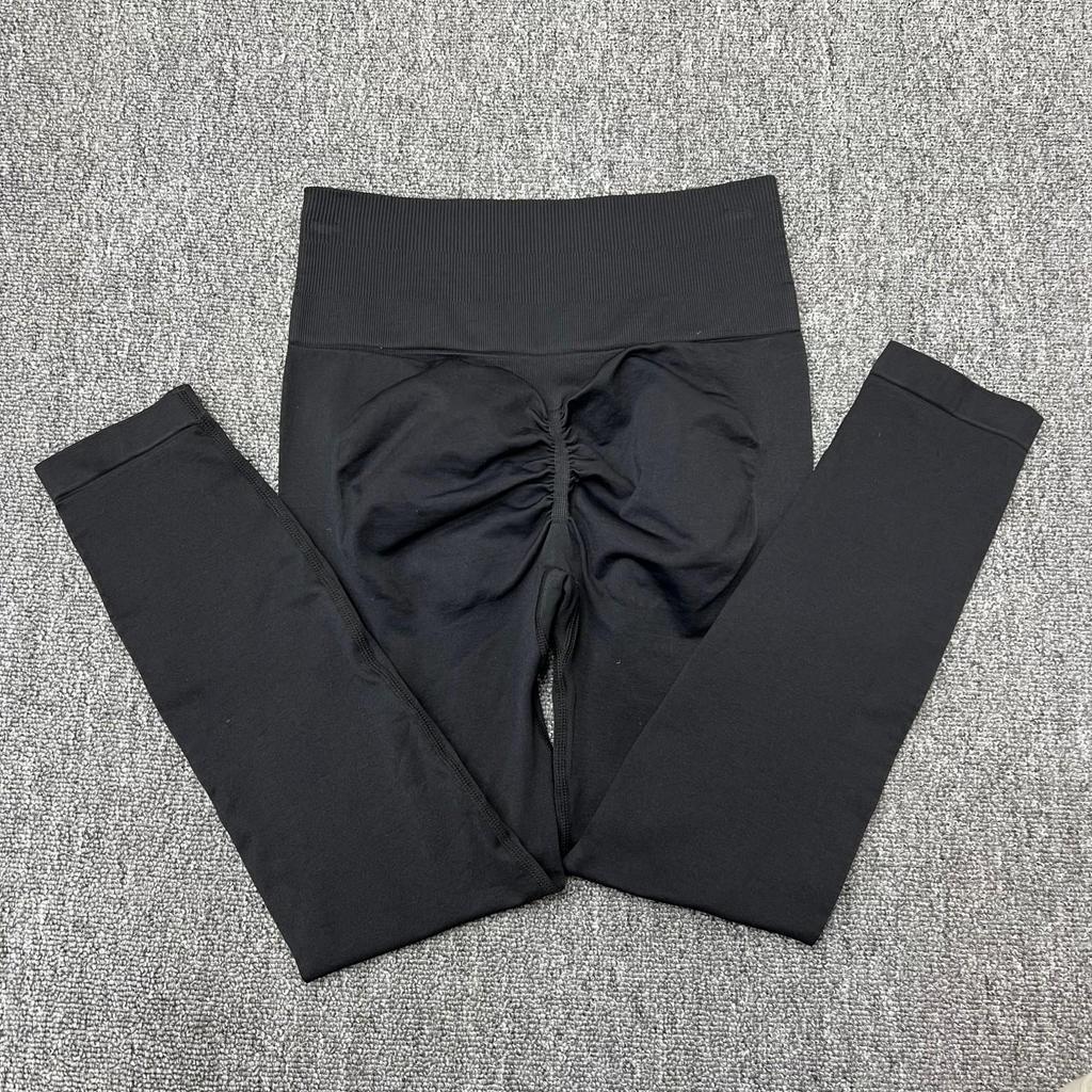 Nahtlose Pfirsich-Po Yoga-Hose: Hohe Taille, Keine Nähte, Hochelastische Sportbekleidung für Damen