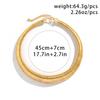 DIEZI Modische Afrikanische Schlangenkette Geometrische Torques Für Frauen Punk Gold Silber Farbe Metall Choker Statement Halskette Neuer Schmuck