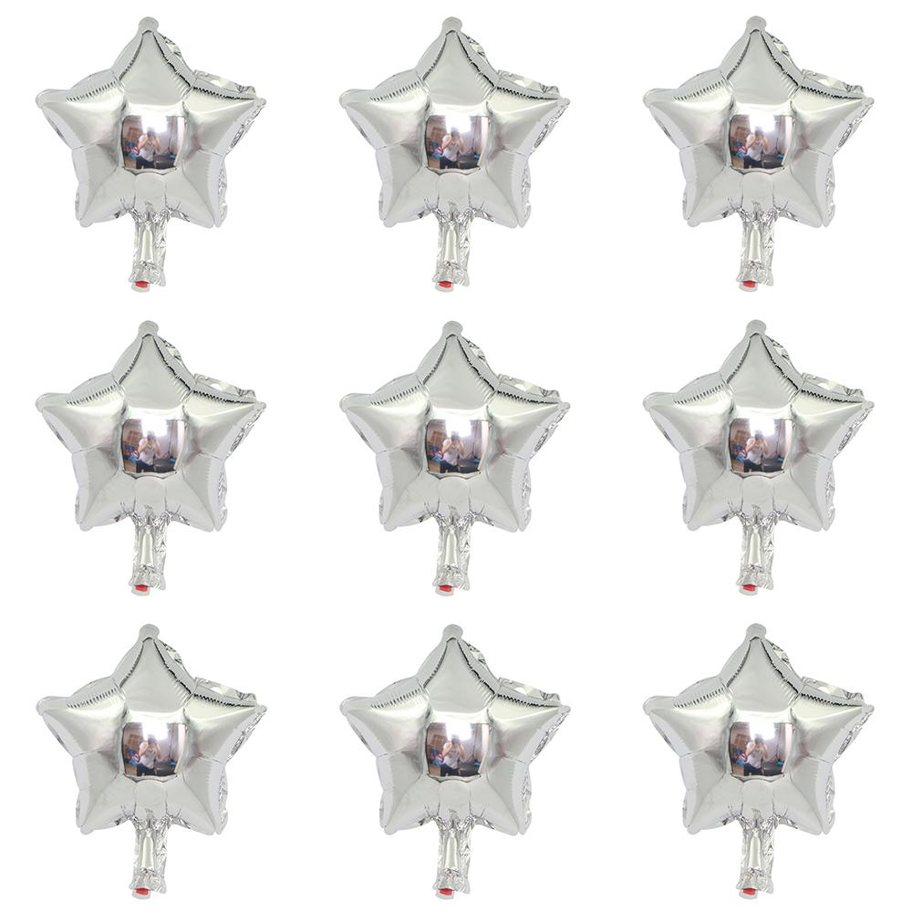 18inch Gold Star Foil Balloons Black Red Silver Five Star Balloon Set Birthday Party Decor Baby Shower Gender Reveal Decoration