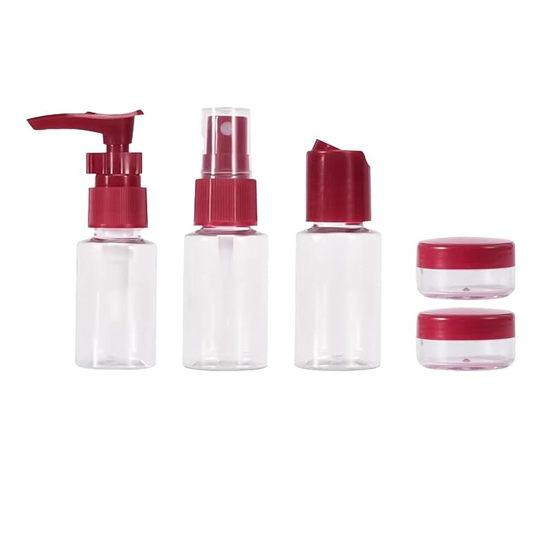 

Doyime travel bottle travel set 5 pieces refill bottle small bottles for travel business trip shampoo bottle cosmetics lotion For emulsion for liquid