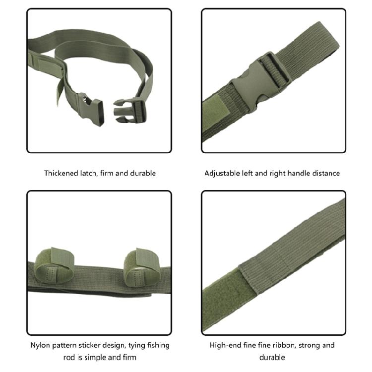 2Pcs Vehicle Fishing Rod Rack Holder Strap Storage Car Rest Belt Carriers for SUV