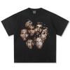 Hip Hop Legends Collage Graphic TShirt Unisex Oversized Rapper Casual Cotton Short Sleeve Classic Streetwear Fashion Top